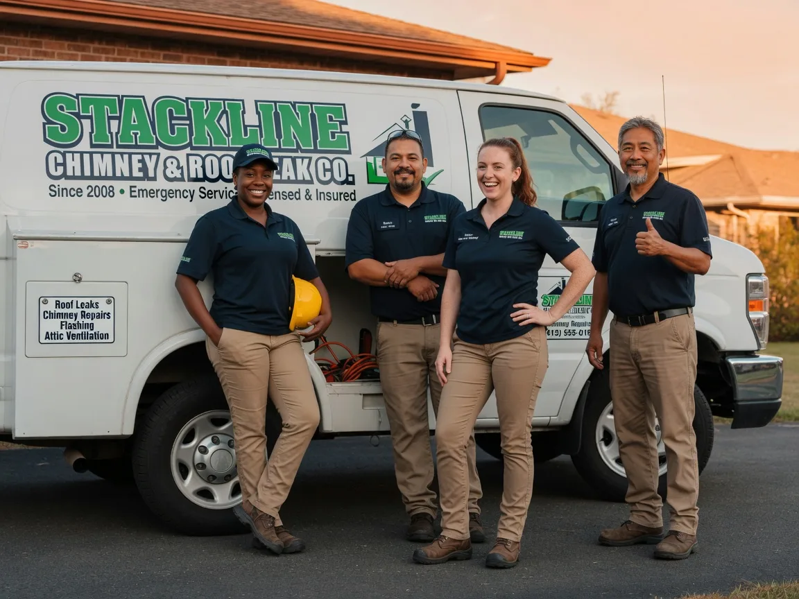 Chimney flashing repair company in Leland, IA